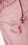Mock Neck Tie-Belt Mini Dress