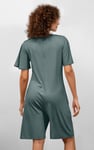 Bell Sleeve Textured Rib Playsuit