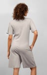 Bell Sleeve Textured Rib Playsuit