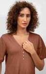 Bell Sleeve Textured Rib Playsuit