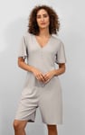 Bell Sleeve Textured Rib Playsuit