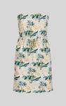 Printed Bardot Jersey Mini Dress
