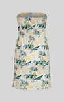 Printed Bardot Jersey Mini Dress
