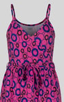 Geo Printed Jersey Wrap Front Maxi Dress