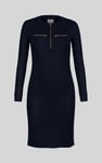 Women's Half Zip Mini Jersey Dress