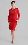 Women's Half Zip Mini Jersey Dress