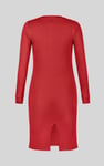 Women's Half Zip Mini Jersey Dress
