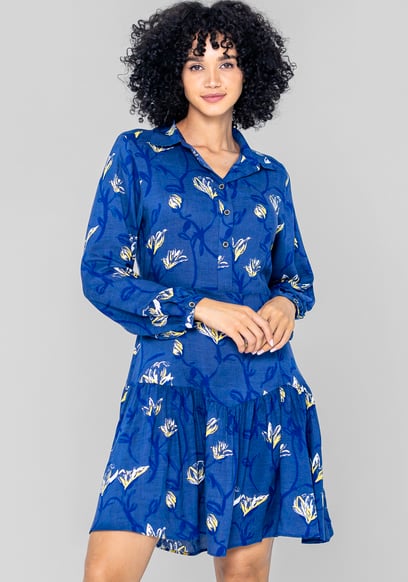Floral Shirt Dress