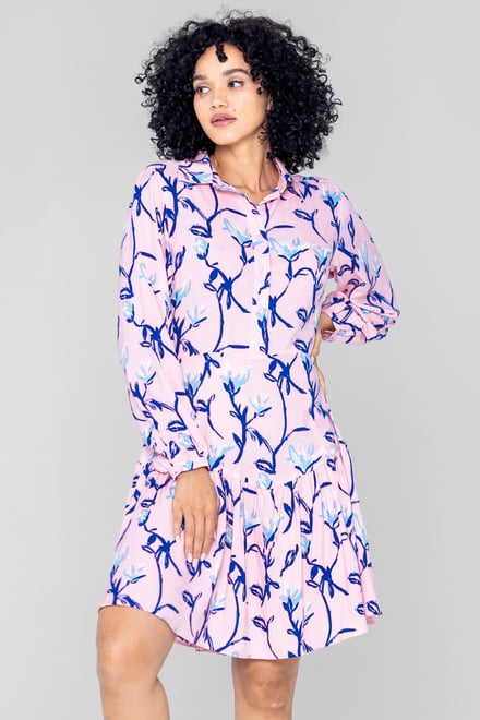 Floral Shirt Dress
