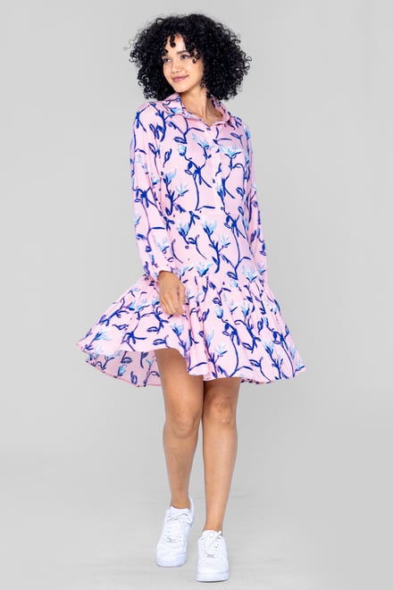 Floral Shirt Dress