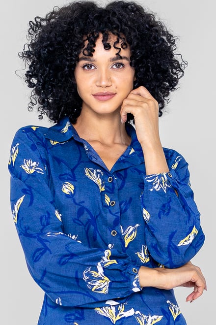 Floral Shirt Dress