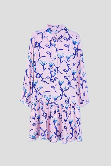 Floral Shirt Dress