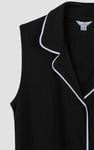 Brooke Sleeveless Contrast Rib Jersey Dress