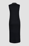 Brooke Sleeveless Contrast Rib Jersey Dress