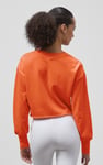 Raw Edge Chest Print Sweatshirt