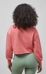 Raw Edge Chest Print Sweatshirt