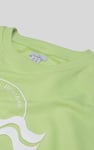 Raw Edge Chest Print Sweatshirt