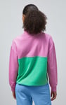Colour Block LS High Neck Sweatshirt
