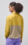 Colour Block LS High Neck Sweatshirt