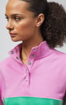 Colour Block LS High Neck Sweatshirt