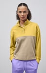 Colour Block LS High Neck Sweatshirt