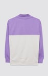 Colour Block LS High Neck Sweatshirt