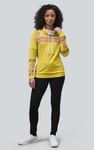 Geo Printed High Collar Sweatshirt