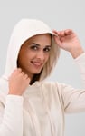 Womens Hooded Tie Waist Sweatshirt