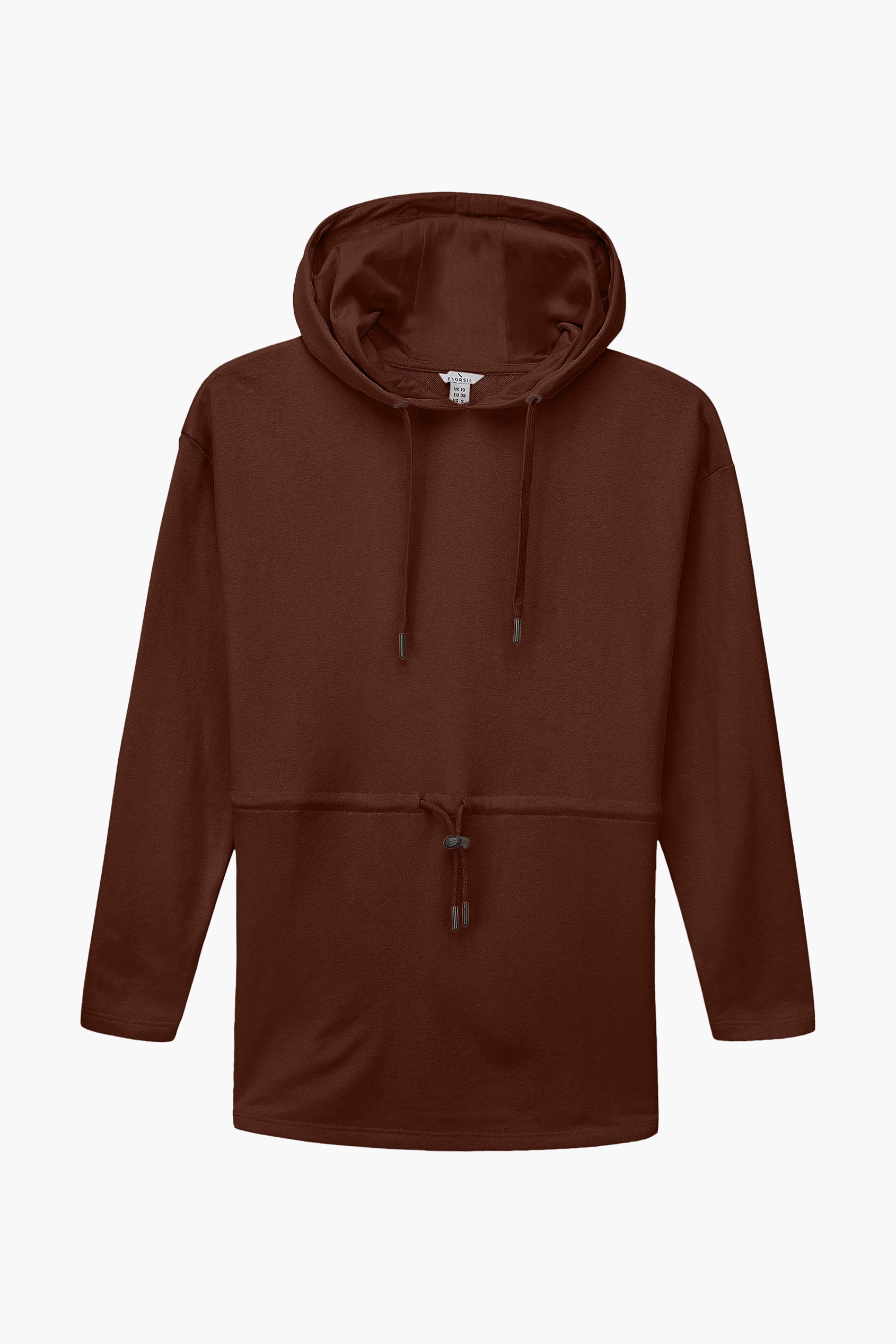 Womens Hooded Tie Waist Sweatshirt