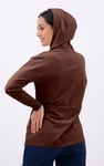 Womens Hooded Tie Waist Sweatshirt