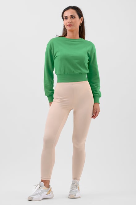 Womens Crop Top Sweatshirt