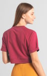 Womens Blossom Print Cropped Sweatshirt