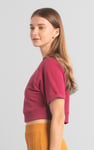 Womens Blossom Print Cropped Sweatshirt