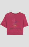 Womens Blossom Print Cropped Sweatshirt