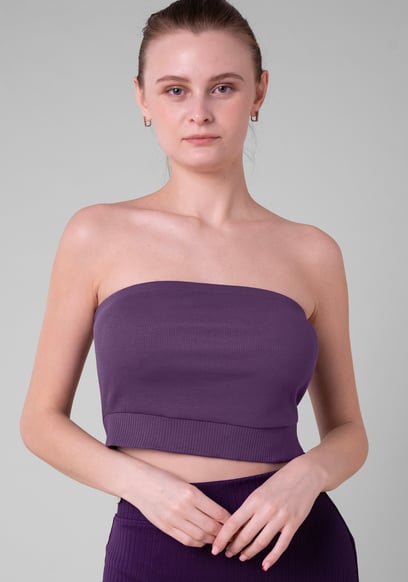 Ribbed Tube Crop Top