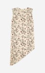 Asymmetric Hem Sleeveless Printed Top