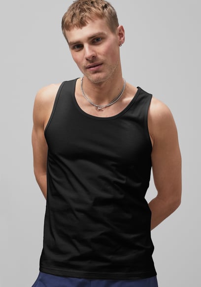 Mens Essential Cotton Vest
