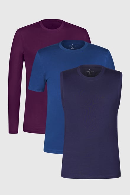 Soft Cotton T-Shirt And Vest 3 Pack