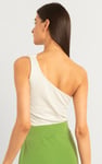 One Shoulder Crop Vest Top