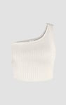 One Shoulder Crop Vest Top