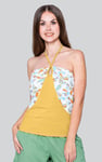 Halter Neck Floral Printed Cami