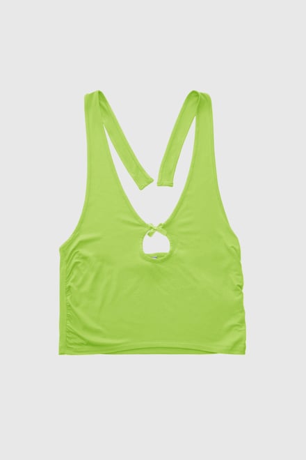 Halter Neck Crop Tank Top