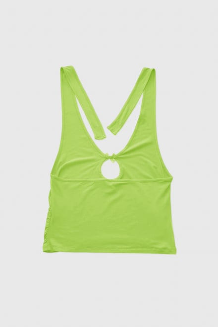 Halter Neck Crop Tank Top