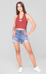 Halter Neck Crop Tank Top