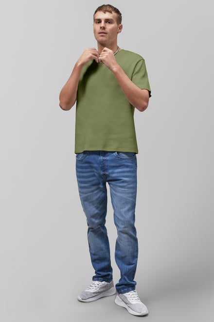 Men’s Regular Fit Waffle T-Shirt | Enorsia
