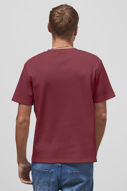 Men’s Regular Fit Waffle T-Shirt | Enorsia
