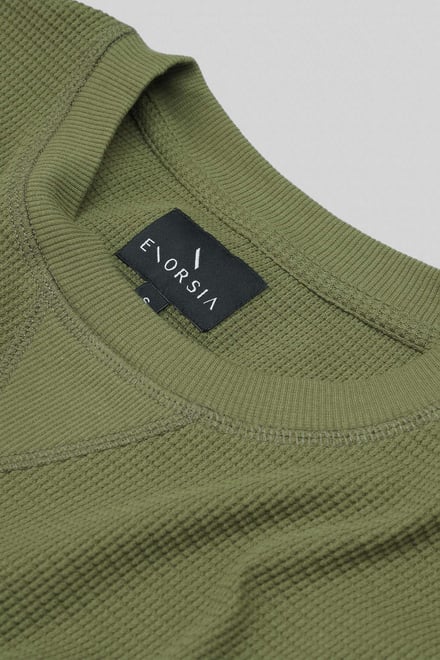 Men’s Regular Fit Waffle T-Shirt | Enorsia