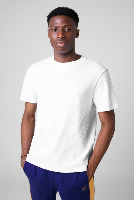 Men’s Green Regular Fit Waffle T-Shirt | Enorsia