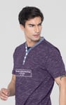 Half Placket Y/D T-Shirt