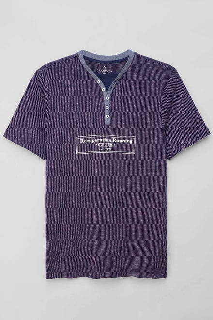 Half Placket Y/D T-Shirt